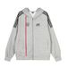 Hooded Cardigan Sweatshirt Three-Stripe Patchwork Sports Casual Spring Autumn Men's Vibe Trendy American Zipper Jacket_viptrois.com
