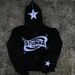 Gothic Unisex Zip-Up Hoodie With Five-Pointed Star Print – Oversized Dark Aesthetic Streetwear For Men & Women_viptrois.com