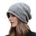 Women's Hats New Style Pile Hat Winter Hat For Women With Small Face Loose Cap Pullover Wool Hat Knitted Hat_viptrois.com