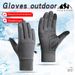 Men's Gloves New autumn and winter cycling gloves to go out windproof and waterproof plus velvet thickened cycling non slip wear resistant warm gloves_viptrois.com