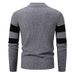 Pure 2025 New Autumn Winter Sweater Men, Knitted Color Block Half Turtleneck, European Size Pullover Base Shirt For Men_viptrois.com