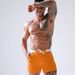 Men's New Pocket With Inner Lining And Drawstring European Size Boxer Mid-Length Three-Quarter Swim Trunks Beach Shorts_viptrois.com