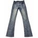 Men's Clothing Lightning Pattern Retro Washed Jeans Cleanfit Distressed Flared_viptrois.com