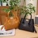 Women's Bag New Fashion Light Luxury Circle Print Lock Shoulder Messenger Bag Niche Texture Retro Handbag_viptrois.com