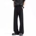 Men's Clothing Spring And Autumn New Straight Cleanfit Flared High End Casual Long Trousers Men_viptrois.com