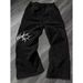 Men's Clothing Lightning Print Casual Trousers For Men, Trendy Straight Leg Sporty Versatile Long Trousers, Hot Selling Foreign Trade, Ready To Ship._viptrois.com