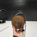 Mini Gothic Crossbody Bag For Women - PU Leather Small Circle Bag With Chain Strap, Halloween & Everyday Stylish Accessory_viptrois.com