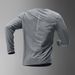 Ice silk long sleeved T shirt men's summer thin quick drying clothes breathable loose outdoor leisure sports men's tops_viptrois.com