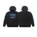 Autumn/Winter Washed American Style Fleece-Lined Text Print Loose Fit Trendy High Street Hoodie_viptrois.com