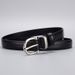Belt, women's top layer, cowhide, versatile black thin genuine leather belt, classic and fashionable belt for women_viptrois.com