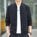 2024 Spring Autumn New Men's Casual Jacket With Zipper And Stand Collar Customizable_viptrois.com