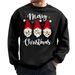 Pure 2025 Autumn Winter Hot Sale Crew Neck Printed Christmas Pattern European American Plus Size Men's Sweatshirt_viptrois.com