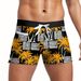 Men's Clothing Men's Boxer Briefs + Striped Squares + Prints, Simple, Can Be Used In The Water, Beach, Anti Exposure Tether Zipper, Spot_viptrois.com