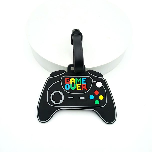 Customizable Silicone Luggage Tags - 10 Color Options With Detachable Keychain (Scratch-Proof Surface, Ideal For Group Travel Identification)_viptrois.com