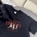 new Shoulder Pure Cotton Letter Short Sleeved T-shirt Men, Fashionable And Versatile, Slimming White Top Base Shirt_viptrois.com
