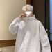 Autumn New Solid Color Basic Half Zipper Design, Niche Hooded Sweatshirt_viptrois.com
