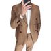CT Two-Piece Set For Men Performance Formal Wear Host Stage Photo Studio Wedding Double-Breasted Men's Suit_viptrois.com