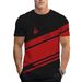 Simple Letter Print Men's Fashion Short Sleeve T-Shirt For Daily Wear_viptrois.com