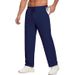 Men's Lightweight Jogger Pants – Straight-Leg Gym Workout Pants With Pockets (Breathable Cotton, S-XXXL, Casual & Athletic Wear)_viptrois.com