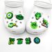 Cartoon Does Not Infringe VSCO Green Series Shoes Flower Shoe Buckle Soft Glue Personality DIY Cute Accessories_viptrois.com