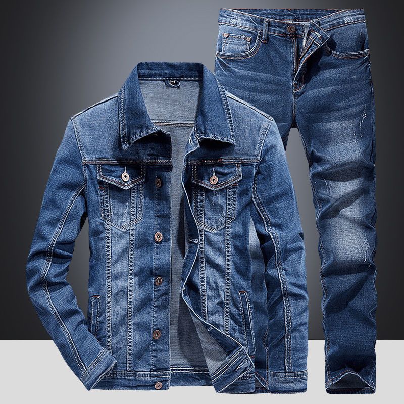 Men's Clothing Trendy Loose Large Size Two Piece Student Versatile Outerwear Casual Jacket_viptrois.com