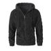 Men’s Fleece-Lined Hooded Cardigan – Detachable Hood, Relaxed Fit (Black/Gray/Light Blue, S-XXL)_viptrois.com