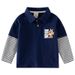 kids'clothing New boys fake two polo collar base tops_viptrois.com