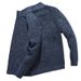 Men’s Fleece-Lined Knit Cardigan – Winter Stand Collar Zipper Jacket (Black/Burgundy/Brown, M-3XL)_viptrois.com