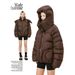 Men's Clothing MADEEXTREME winter thick warm street detachable stand up collar cotton coat for men and women_viptrois.com