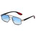 POLYGON EDGE - Unisex Double Beam Sunglasses (Geometric Metal Frame, Street Fashion Shades,Hot Seller)_viptrois.com