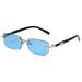 Jelly Colored Frameless Sunglasses – Trendy Cut Edge Design For Women, European & American Street Style_viptrois.com