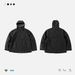 TRS Men's Japanese-Style Outdoor Hooded Jacket – Teflon-Coated Rugged Tapered Fit, Water-Resistant & Windproof For Urban Adventures_viptrois.com
