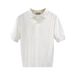 Men's Clothing Men's Summer Thin Knitted Ice Silk Half Sleeve New Youth Luxury Style Lapel T Shirt Short Sleeved Polo Shirt_viptrois.com