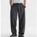 Nordmann Men's Spring And Autumn Sports Loose Straight Cotton Casual Multi-Pocket Trendy Versatile Pants For Men_viptrois.com