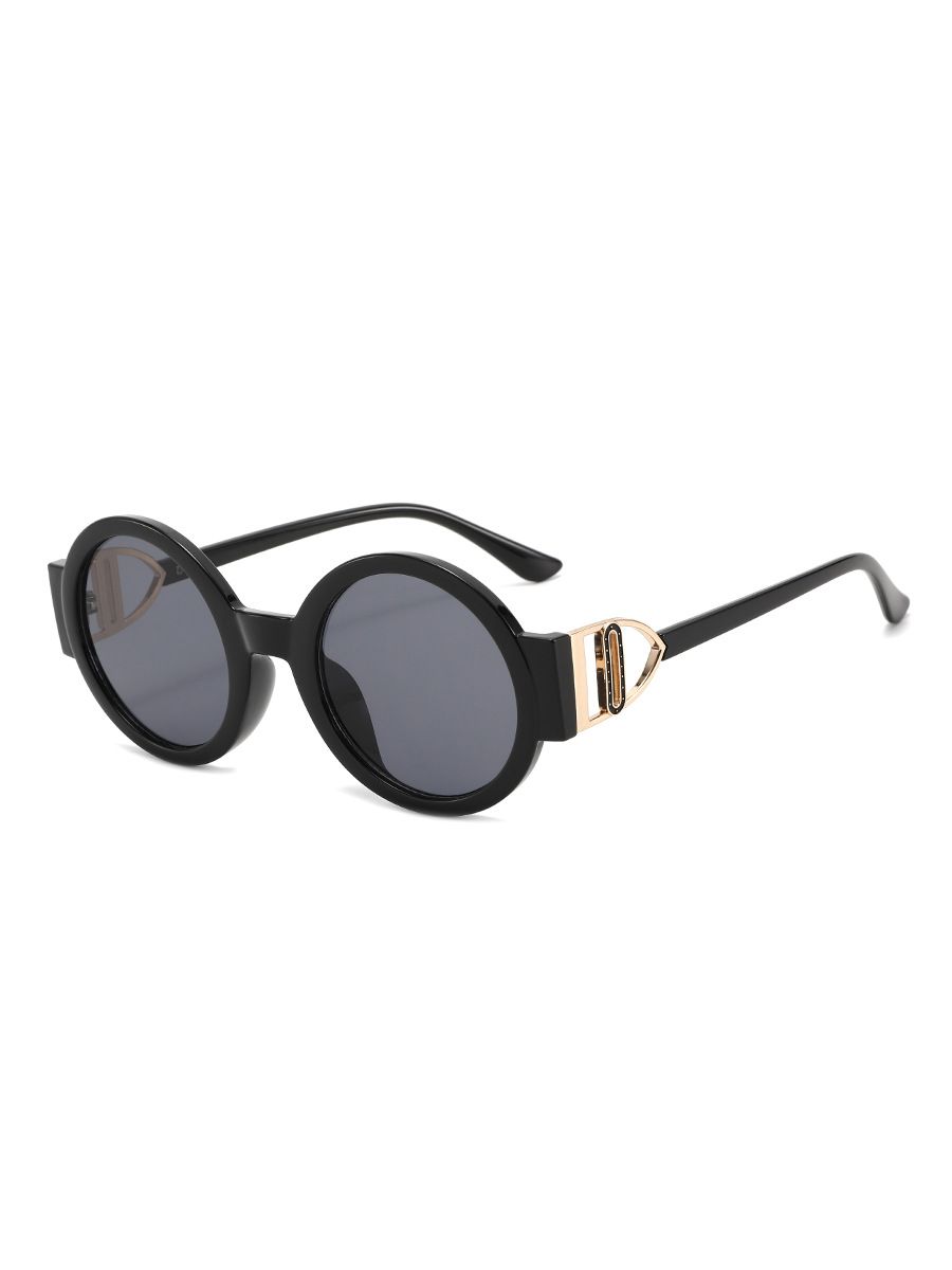 Women's Sunglasses Fashionable And Versatile Slim Round Sunglasses Retro Trend Modern Glasses T1402_viptrois.com