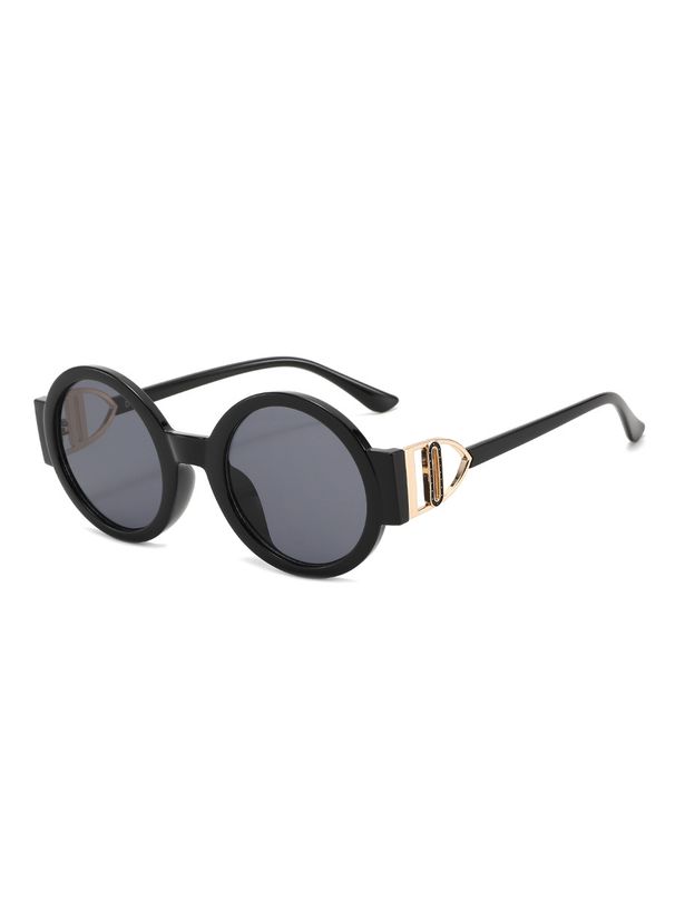 Women's Sunglasses Fashionable And Versatile Slim Round Sunglasses Retro Trend Modern Glasses T1402_viptrois.com