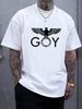 Goy Tee T-shirt Casual Graphic Fashion Unisex Slightly Comfortable Designer Clothes Top For Everyday Wear Homme Stylish Stretched Versatile Summer_viptrois.com