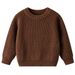 Winter Baby & Toddler Knit Sweater – 88.5% Cotton Long-Sleeve Pullover (66cm-130cm, A-Class Safety, Soft & Warm For Boys & Girls)_viptrois.com