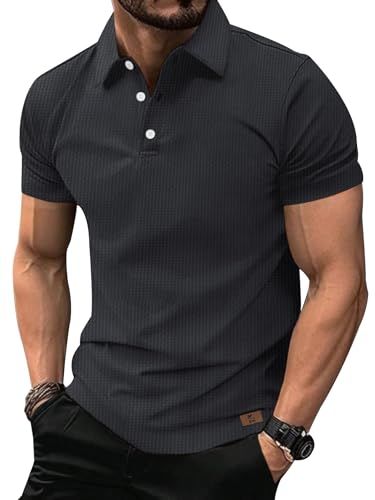 Short Sleeve Golf Functional Breathable Men's Basic T-shirt Work Polo Shirts Summer Sports Shirt Men_viptrois.com