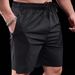 Summer New Men's Sports Shorts Quick-Dry Breathable Fitness Running Five-Point Training Elastic Loose Casual Pants_viptrois.com