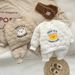 Baby clothing for boys and girls cute plus fleece thickened cotton-padded boy suit winter_viptrois.com