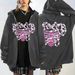 New Arrival Hooded Zipper Korean Style Plus Velvet Thickened Loose Sports Cardigan Sweatshirt Women_viptrois.com