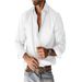 Men's Clothing Men's Solid Color Lapel Button Down Shirt Urban Casual Versatile Top For Men For Formal & Casual_viptrois.com