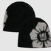 Women's Hats Flower Warm Knitted Hat Autumn And Winter Jacquard Men And Women Retro Street Personality Face Small Pullover Hat_viptrois.com