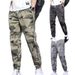 Men's Cargo Pants Sweatpants Camouflage Elasticity Harem Pants Haruku Style Casual Pants Ankle Length Pants Tracksuit_viptrois.com