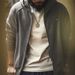 Men's Clothing Madden workwear casual snowflake gray hooded sweatshirt heavy plus velvet zipper sports cardigan jacket men autumn_viptrois.com