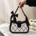 Bag Replacement Chain - Metal & Scarf Weave DIY Shoulder Strap For Handbag Upgrade (Adjustable & Universal_viptrois.com