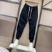 Men's Designed Leg Locking Sweatpants Loose Fit Casual High Street Style Spring Autumn New Nine Point Pants_viptrois.com