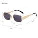 New Retro Polygonal Metal Style Sunglasses For Women High End Anti Ultraviolet Fashion Sunglasses_viptrois.com