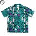 Men's Clothing Light Luxury Python Pattern Cuban Collar Shirt Men's Short Sleeves Spring And Summer High End Shirt Niche Fashion Brand Wear_viptrois.com